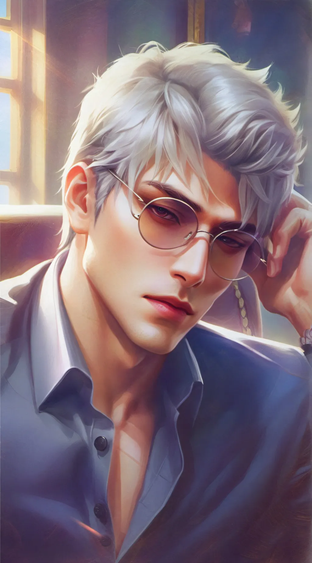 ai character: Adam Hart background