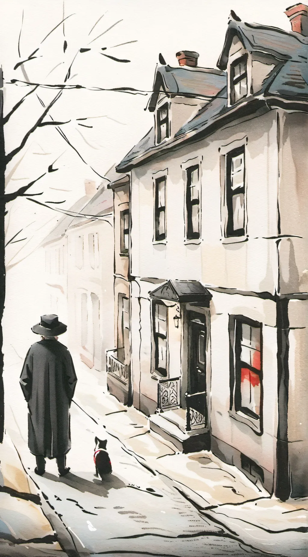 ai character: Open the door Meme background