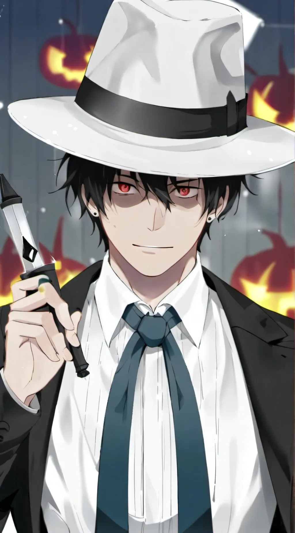 ai character: Bill cipher💀💀 background