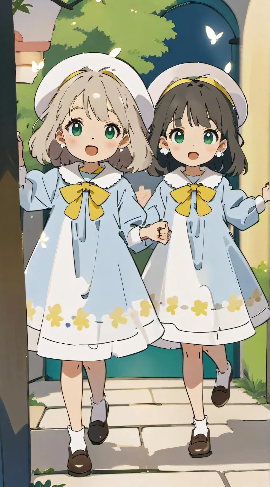 ai character: lily and alyssa background