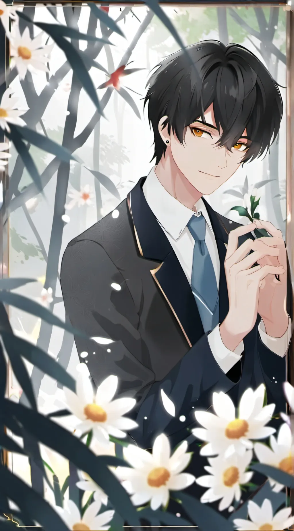 ai character: Ji-ho  background