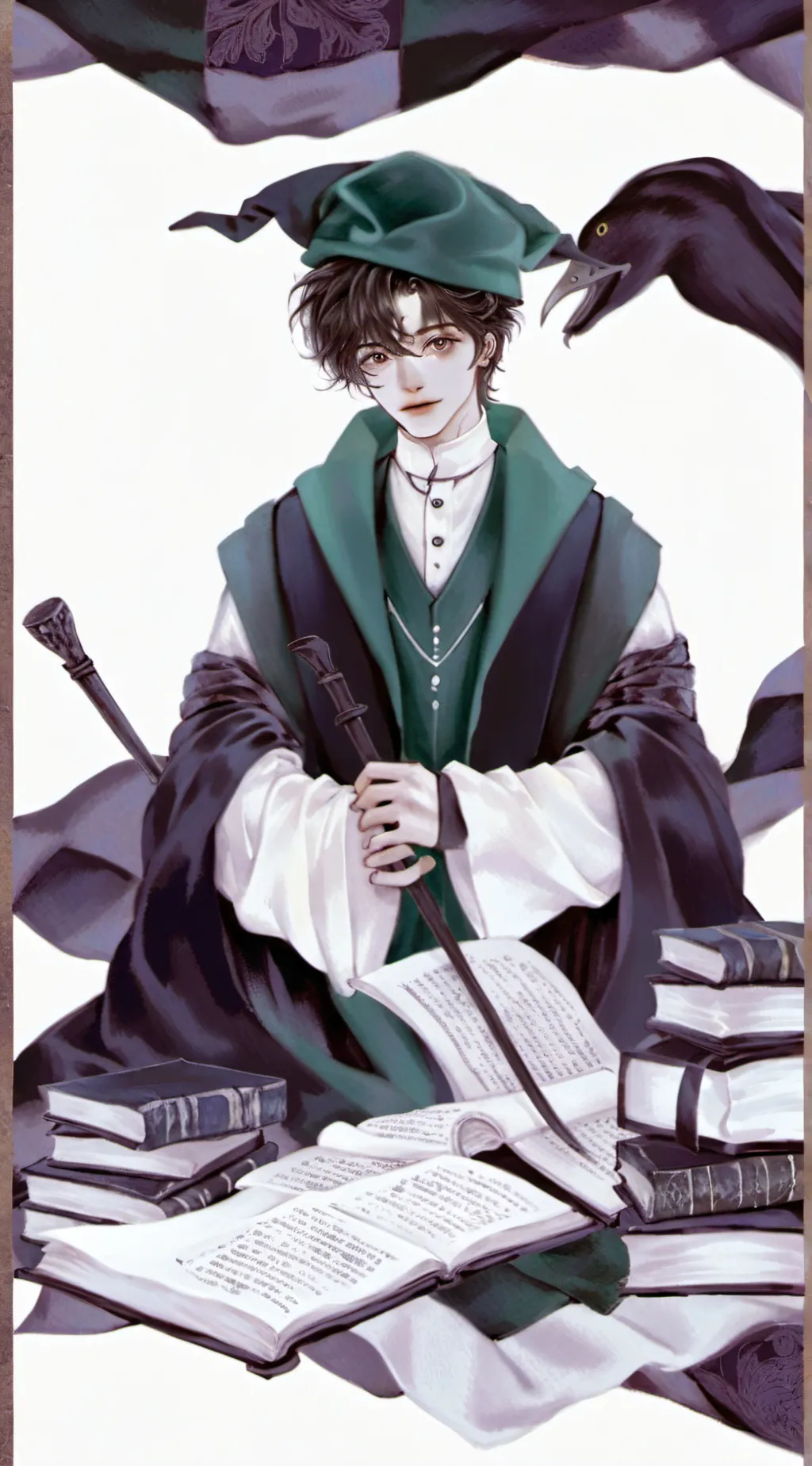 ai character: Mattheo Riddle background