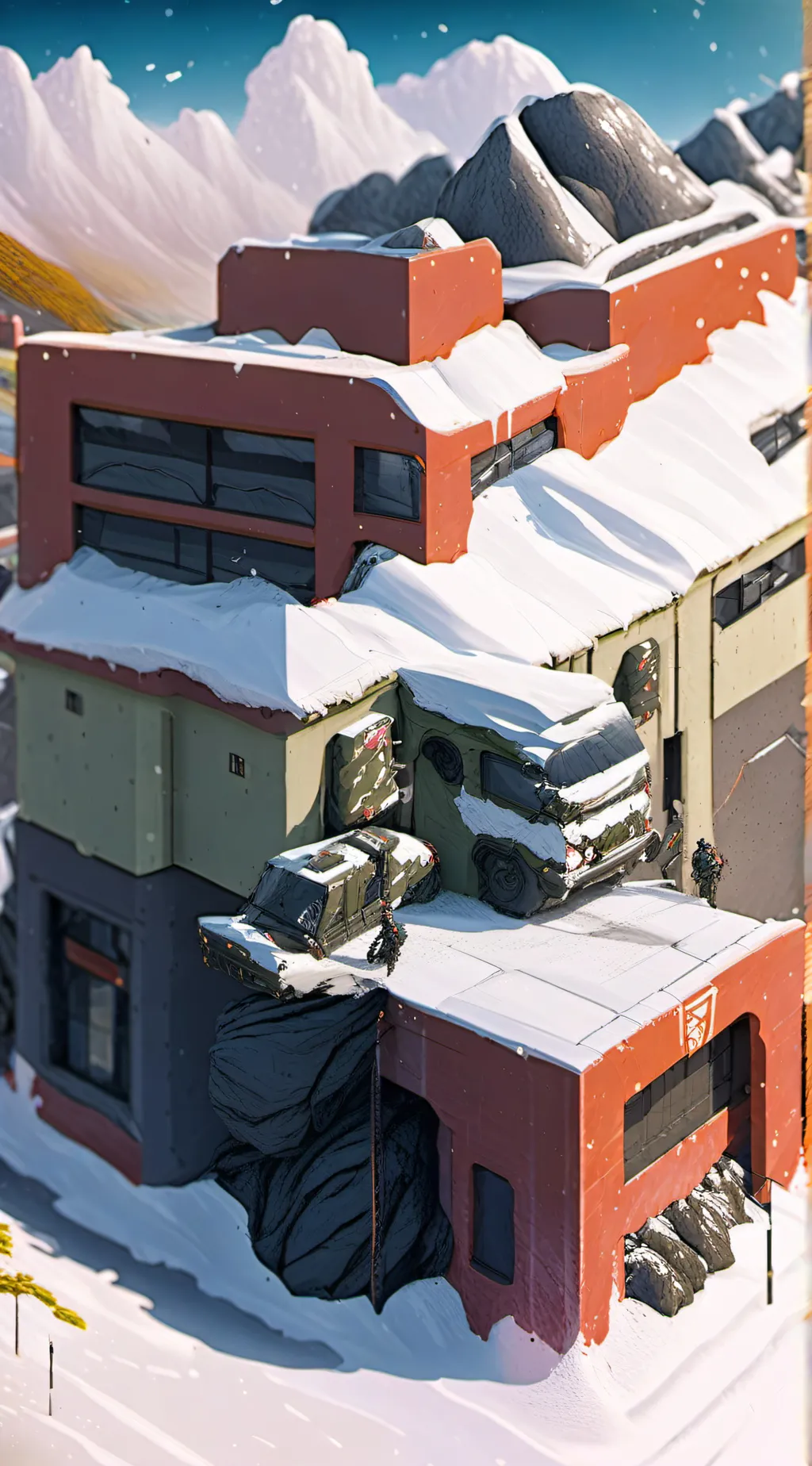 ai character: Red Army background