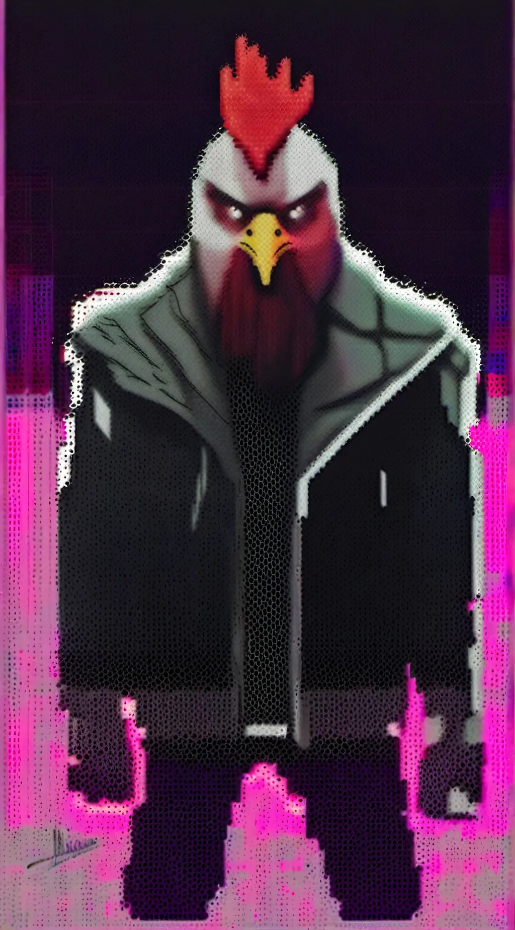 ai character: Jacket (hm) background