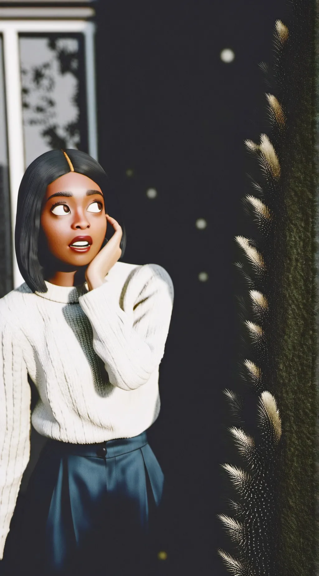 ai character: trinity bales  background