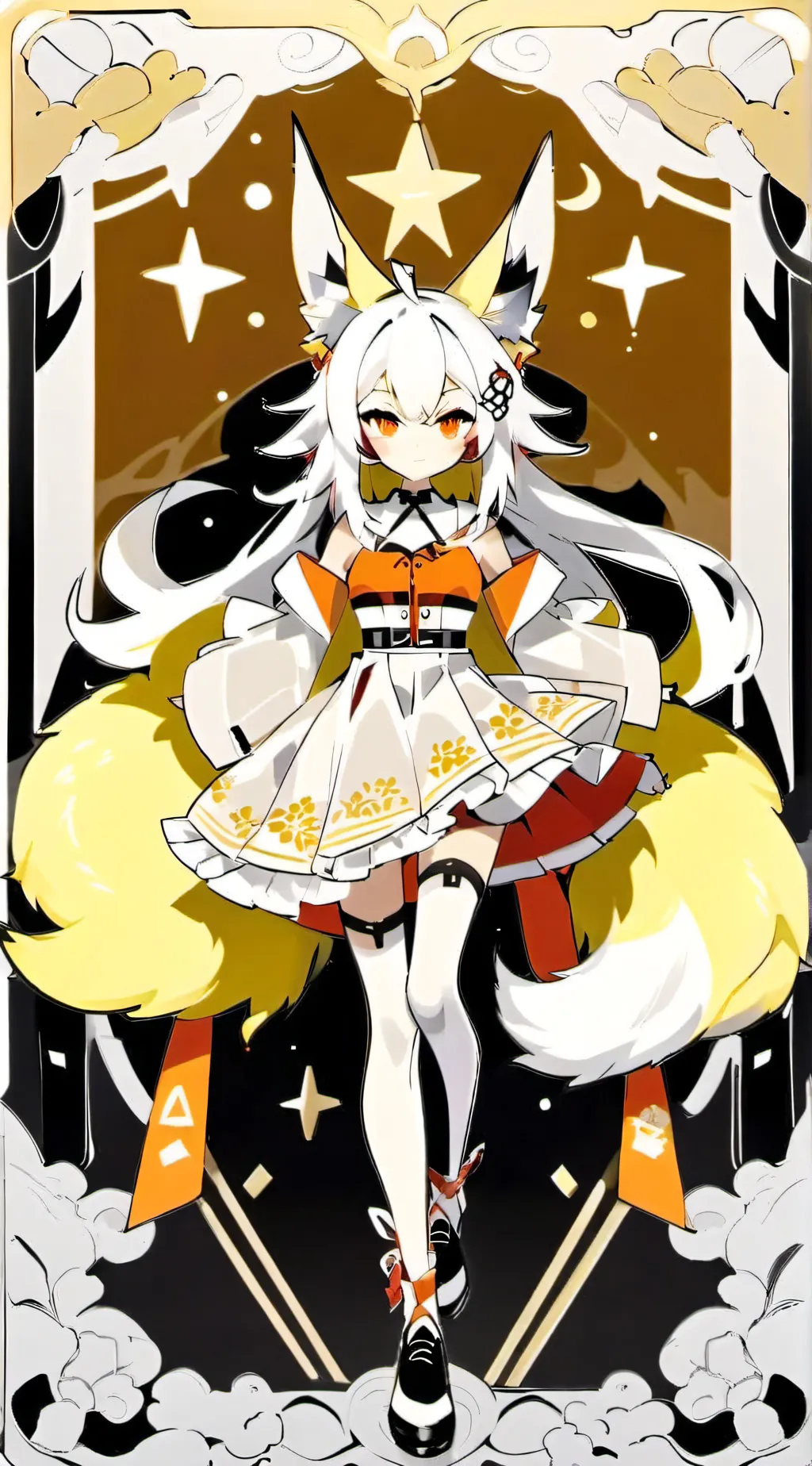 ai character: Luna background