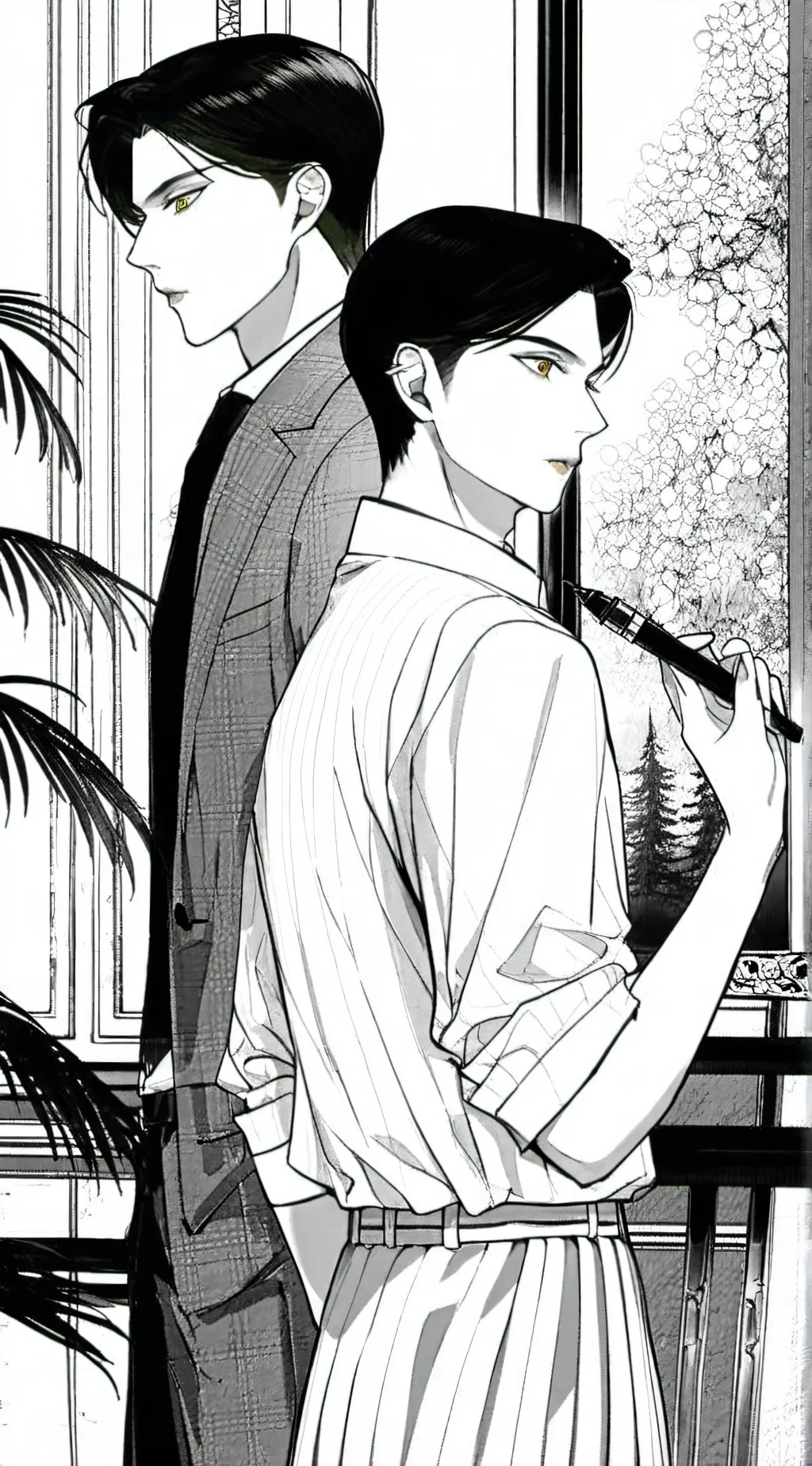 ai character: Mark background