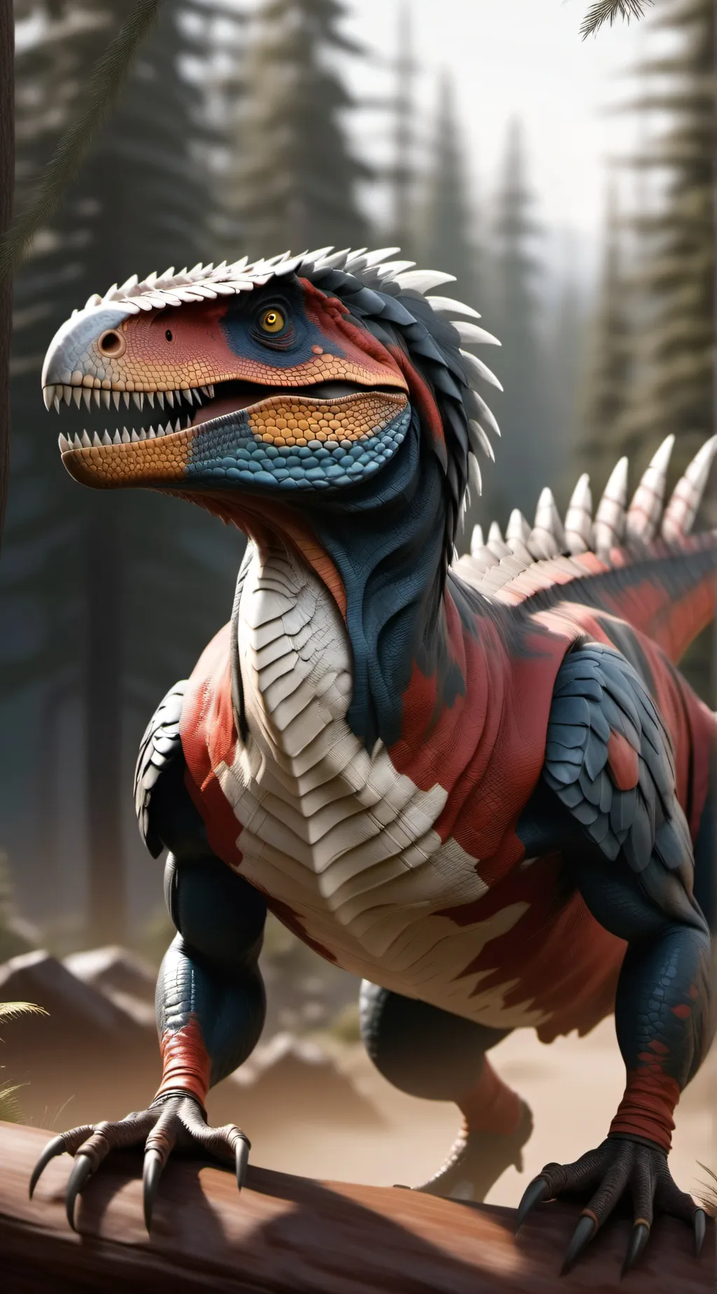 ai character: dino background