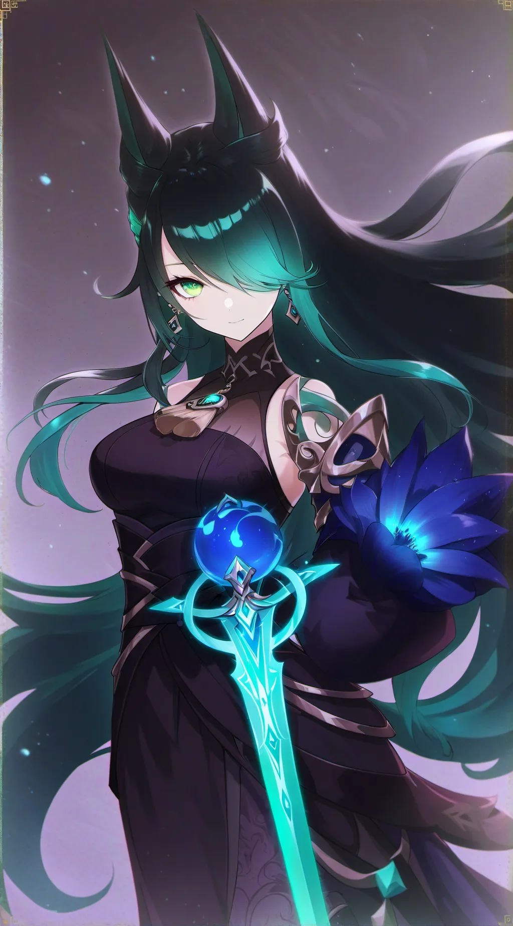 ai character: Mha/ice queen  background