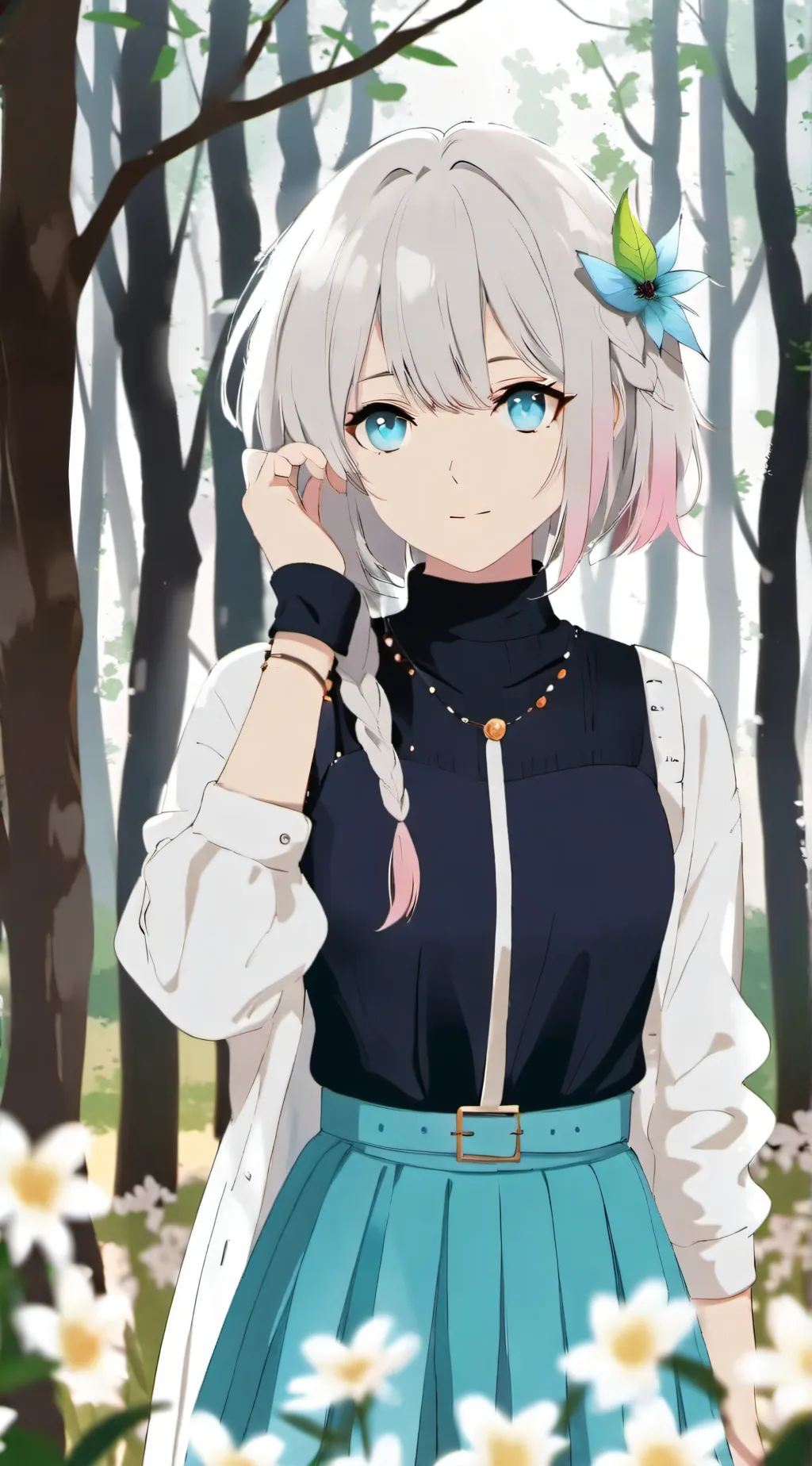 ai character: Cupids daughter  background