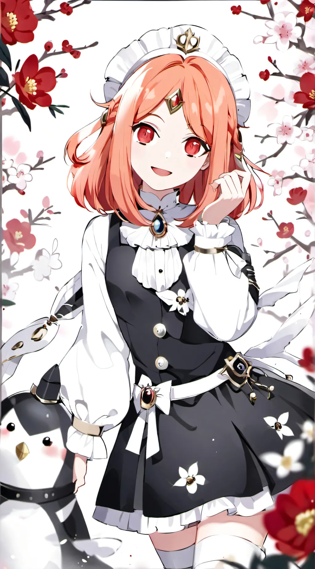 ai character: Mélodie  background