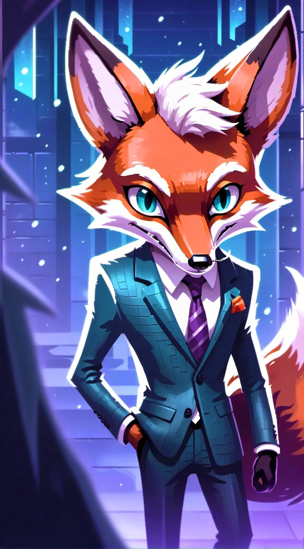 ai character: MHA fnf 3 background