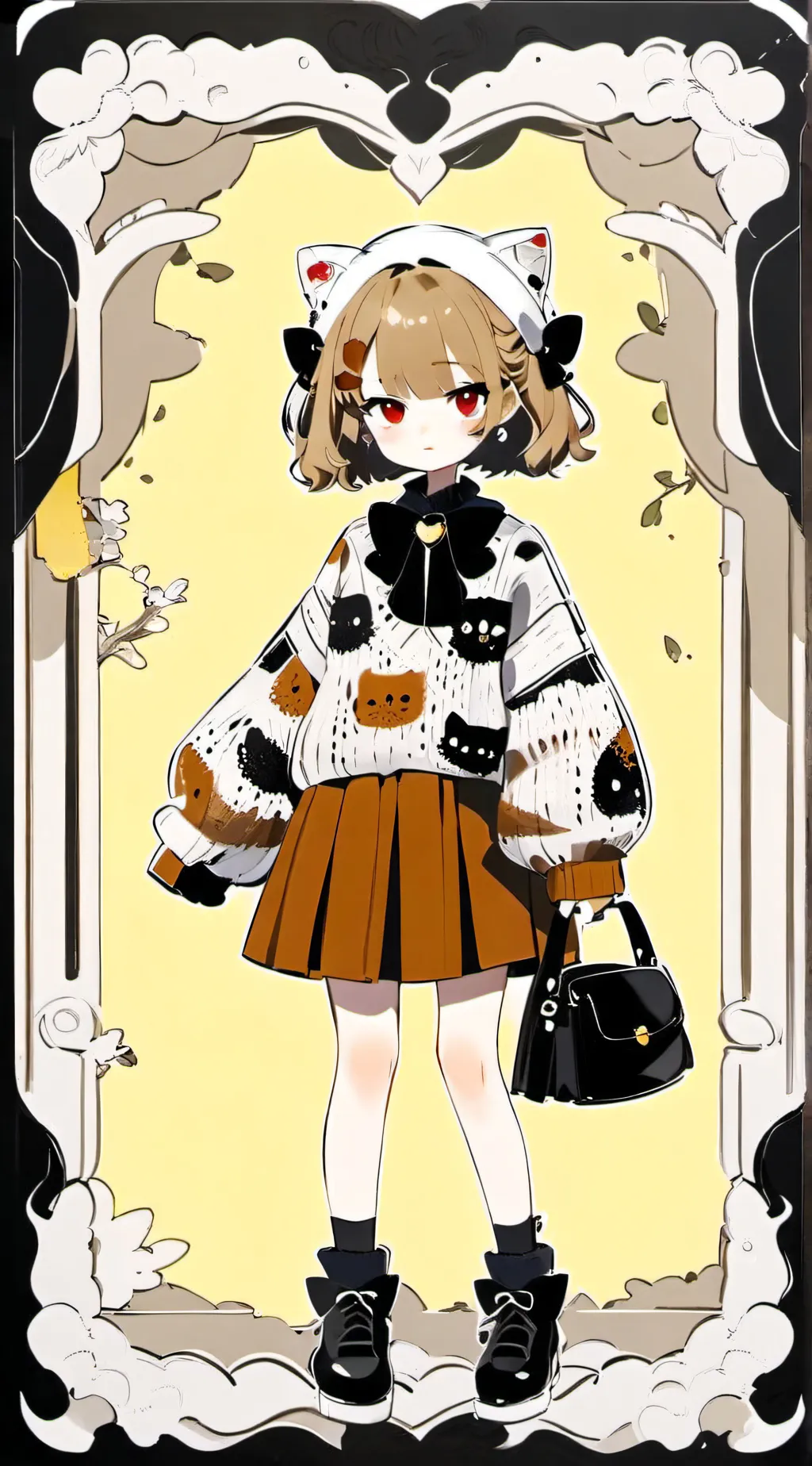 ai character: Mha Halloween  background