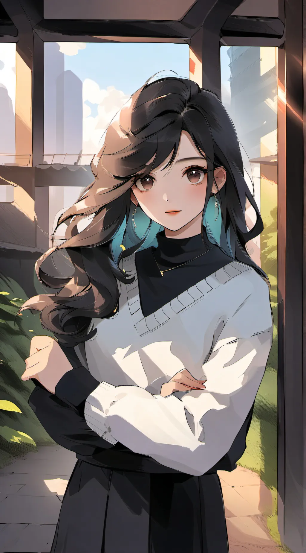 ai character: Sarah background