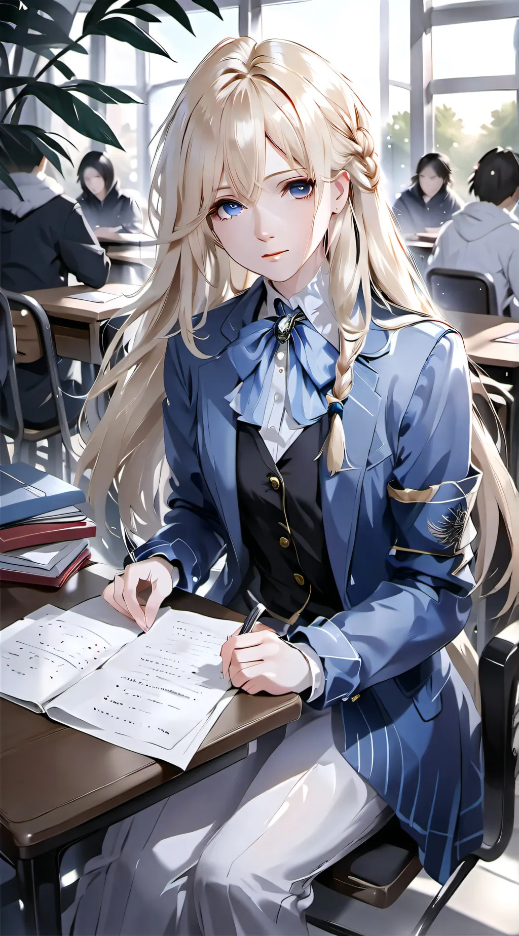 ai character: Evelyn background