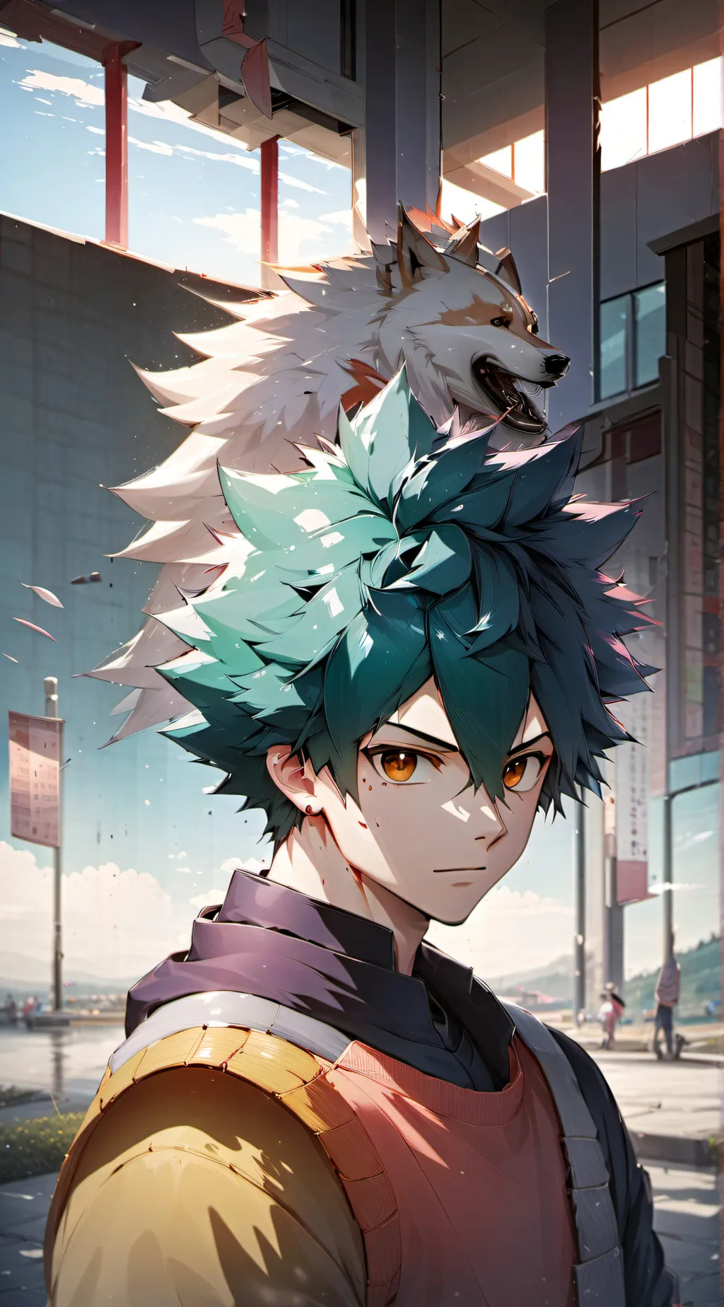 ai character: todobakudeku background