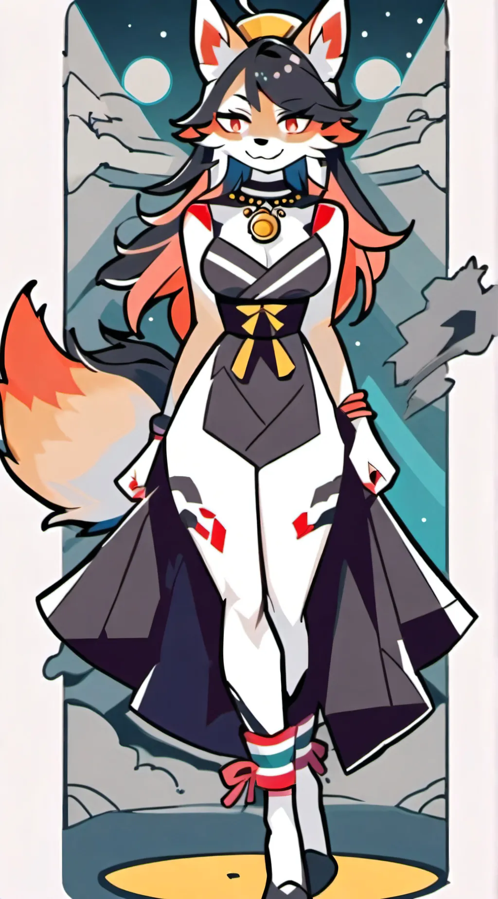 ai character: Hayami Kitsune background