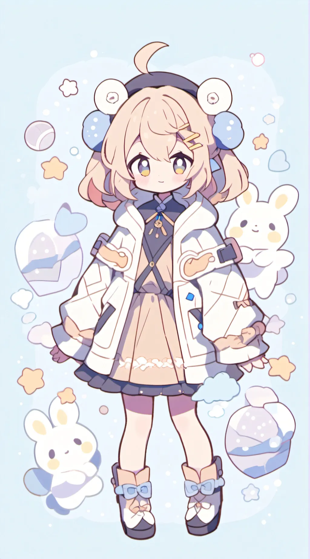 ai character: Honeymoon  background