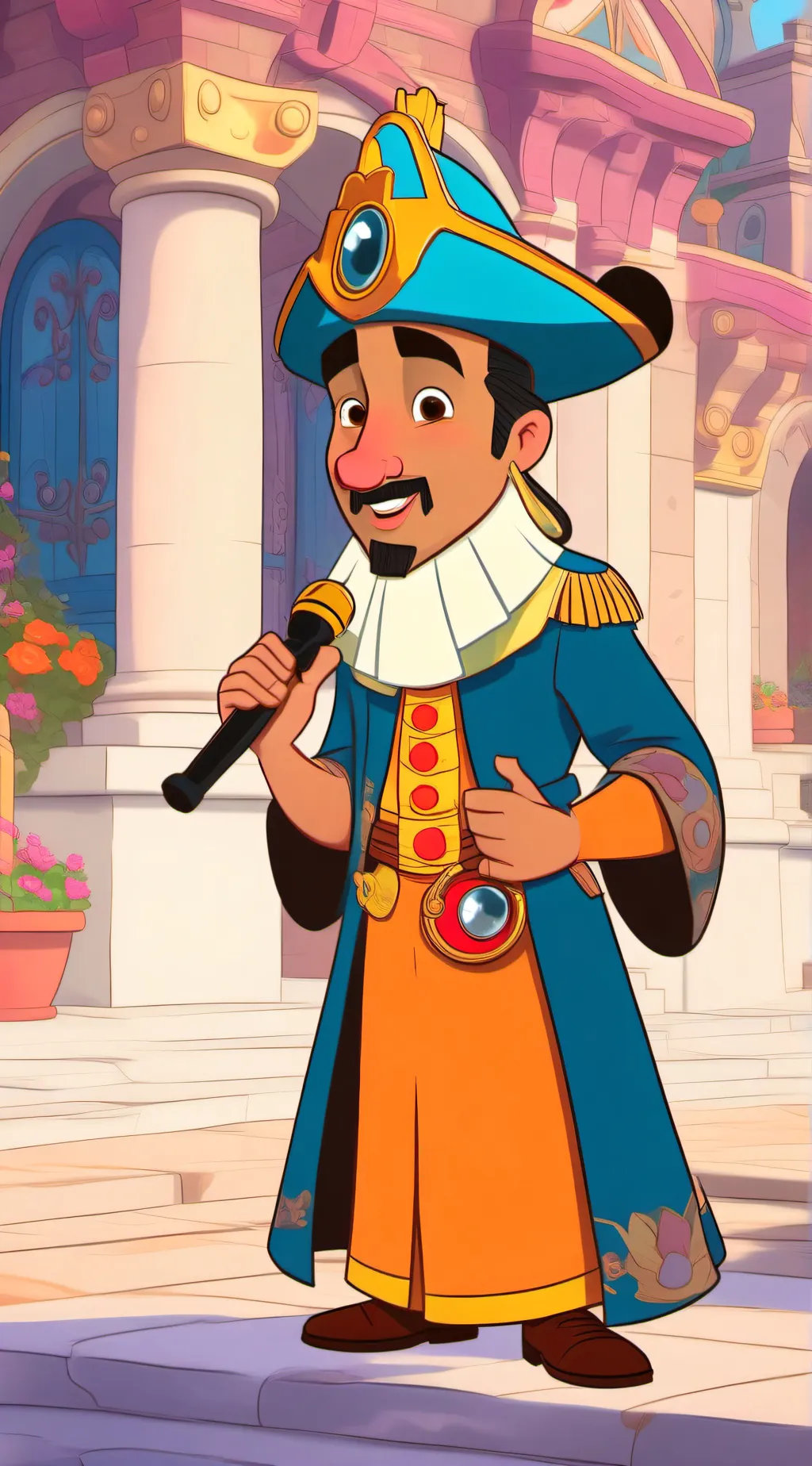 ai character: wierdmaggedon  background