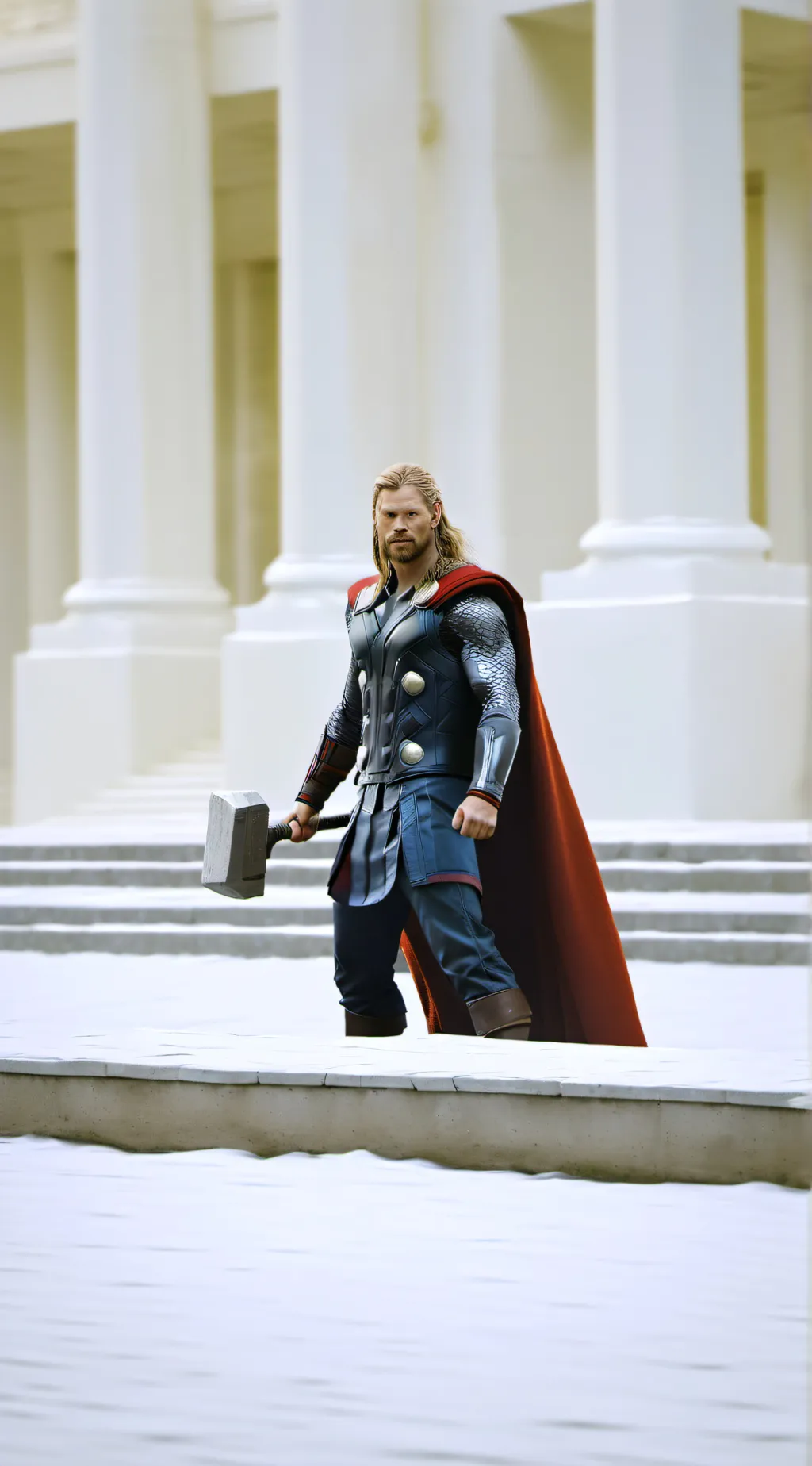 ai character: Thor son of Odin  background