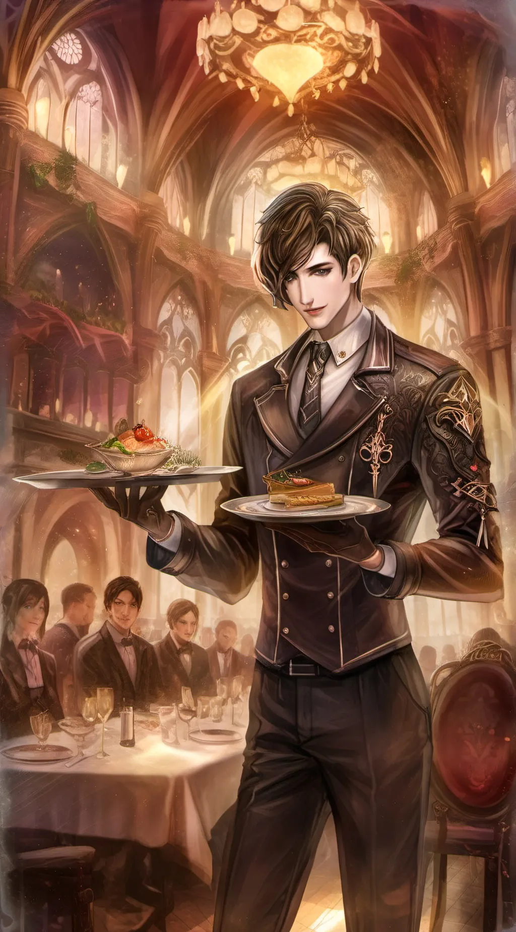 ai character: Wilson the Waiter background