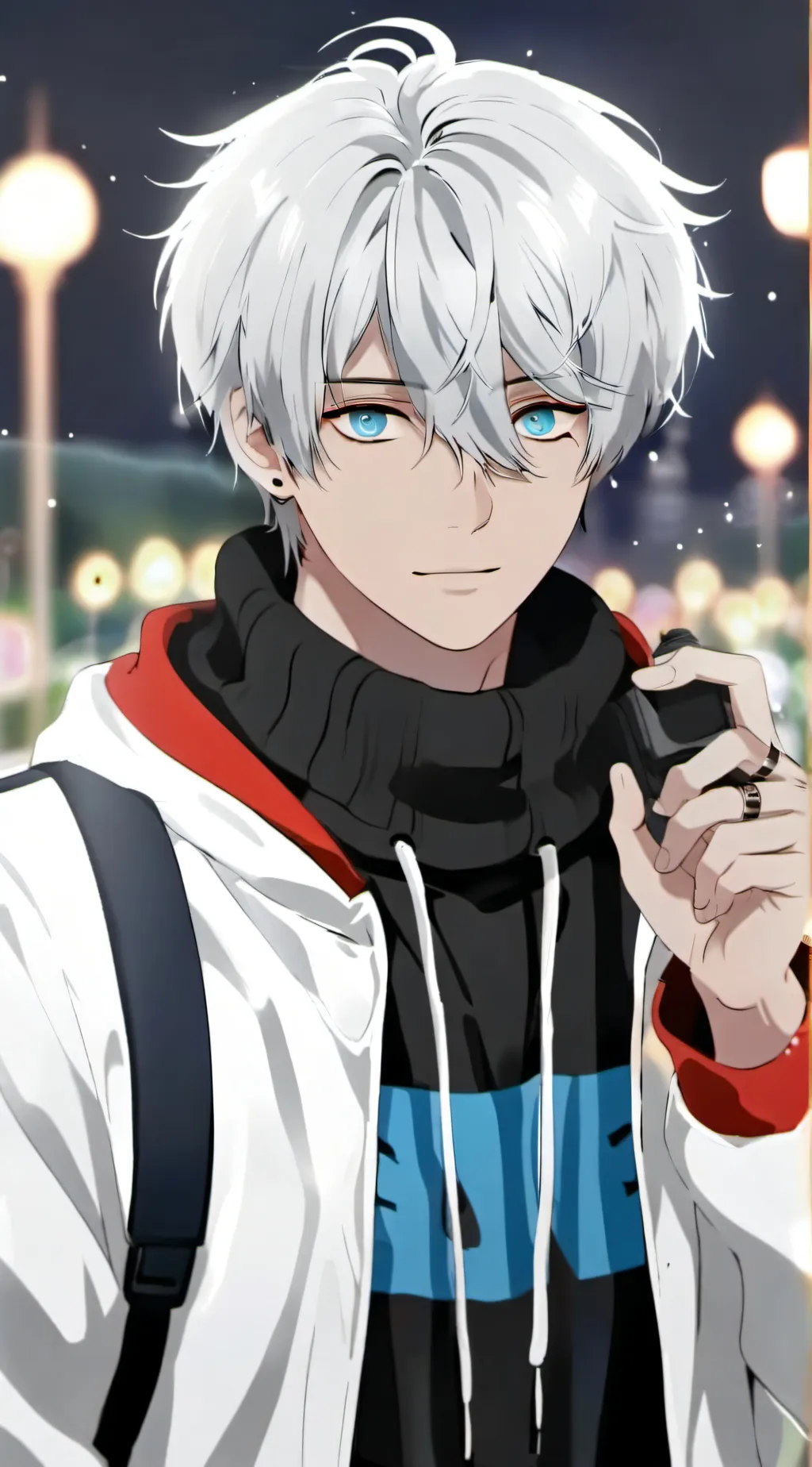 ai character: Welcome back background