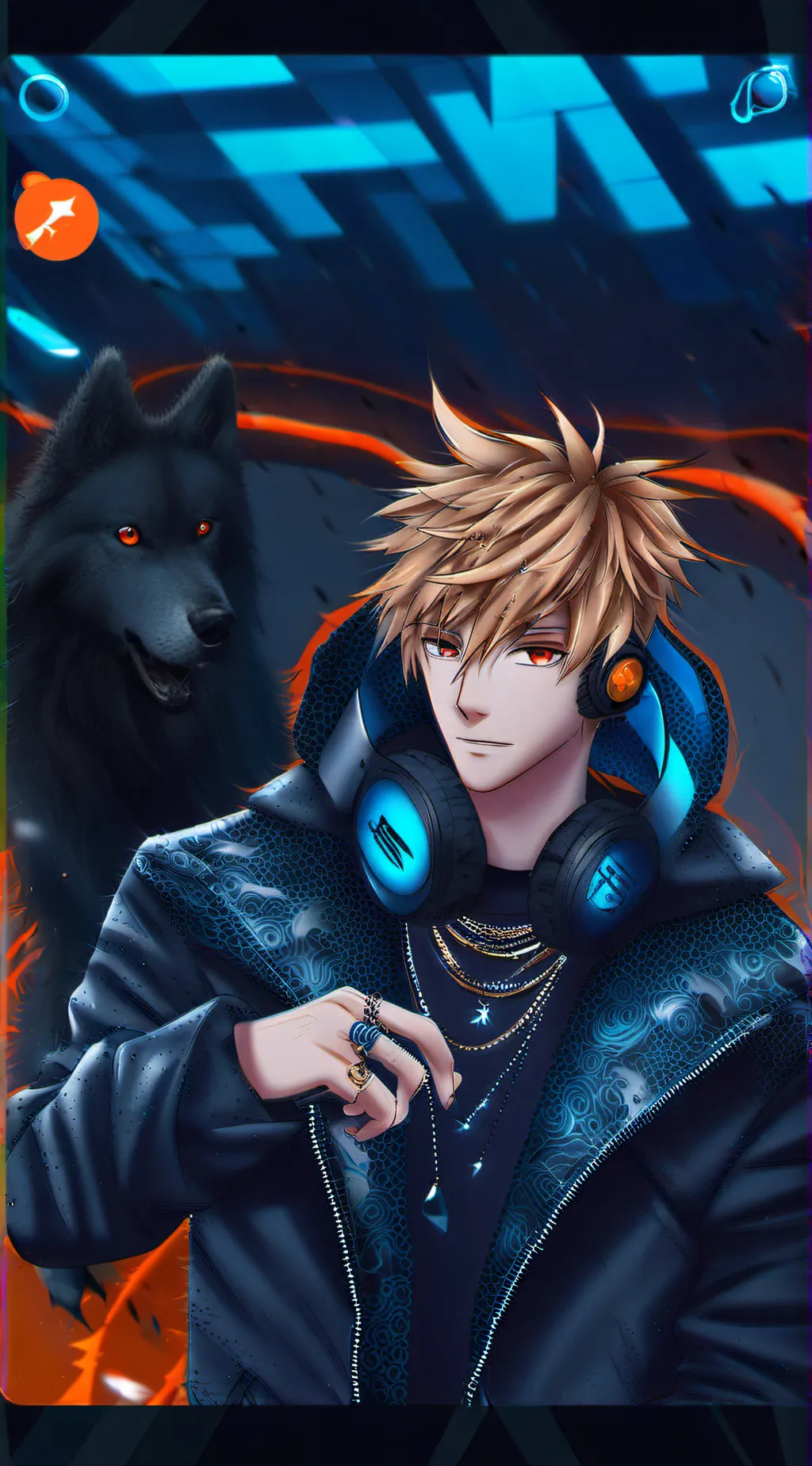 ai character: Music summoner background