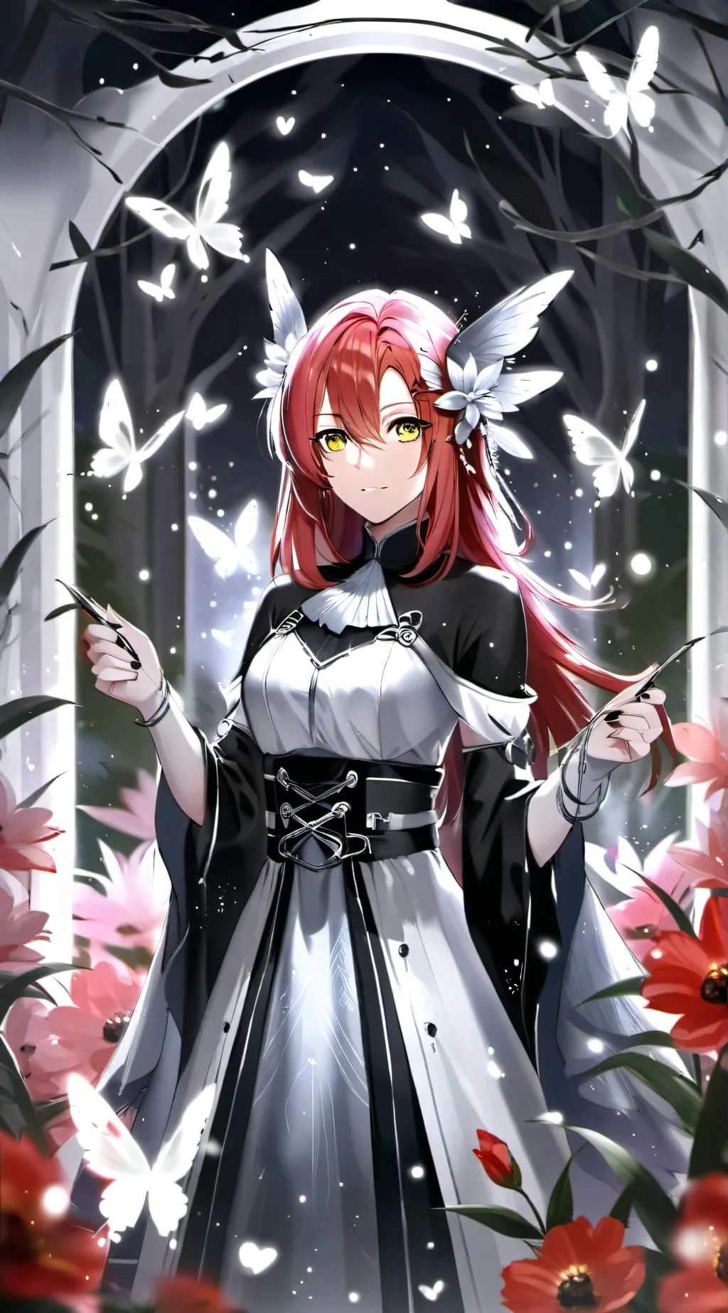 ai character: Hero alira  background