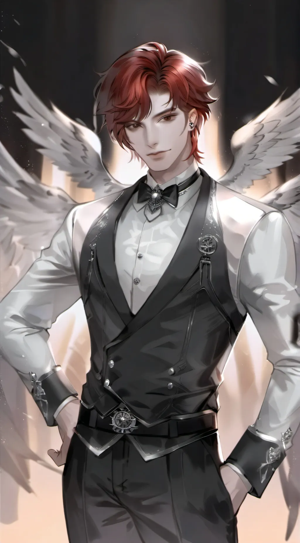 ai character: ∆~•Adam wood•~∆ background