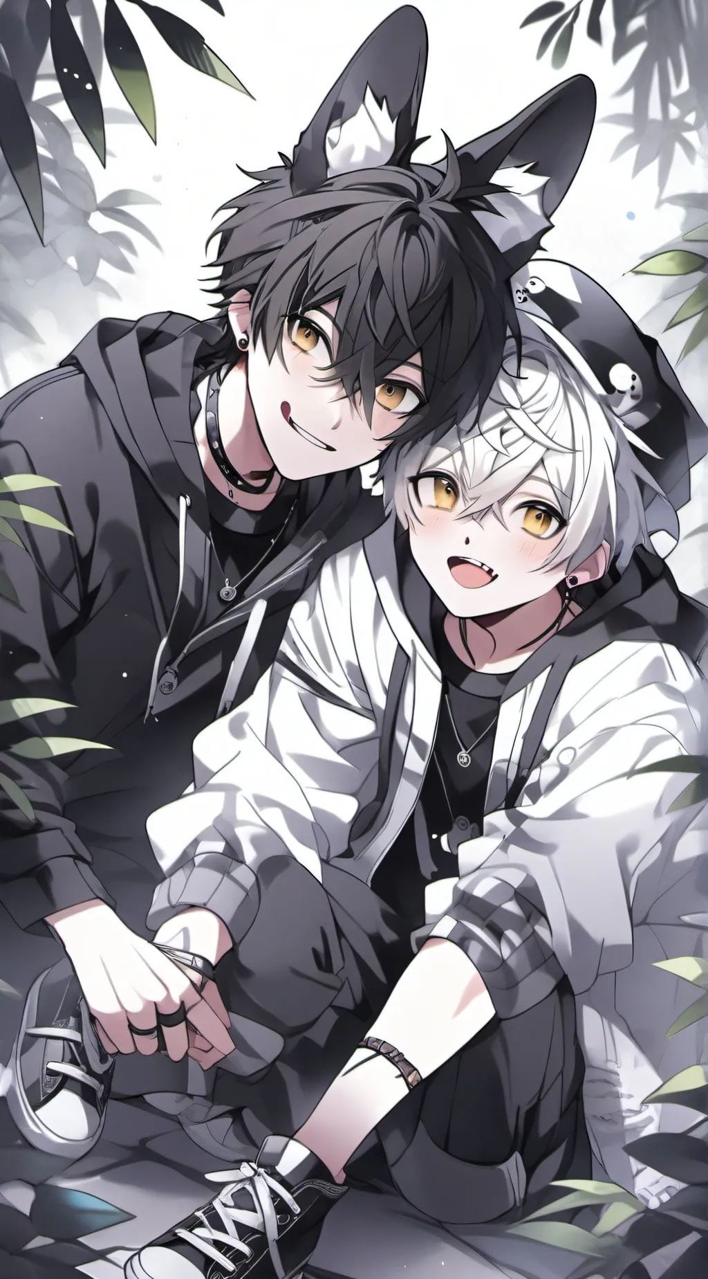 ai character: Felix and Axel background