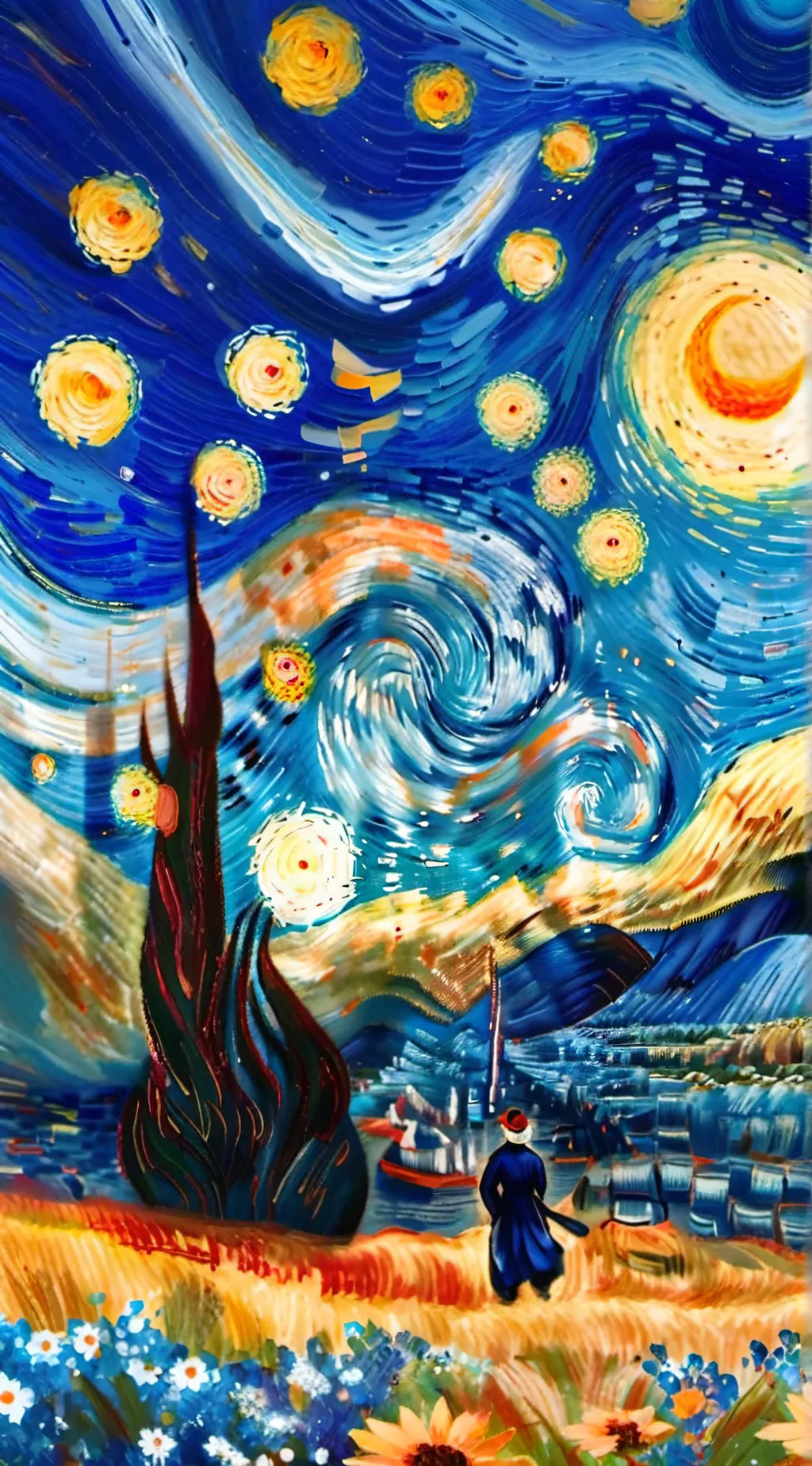 ai character: death plate background