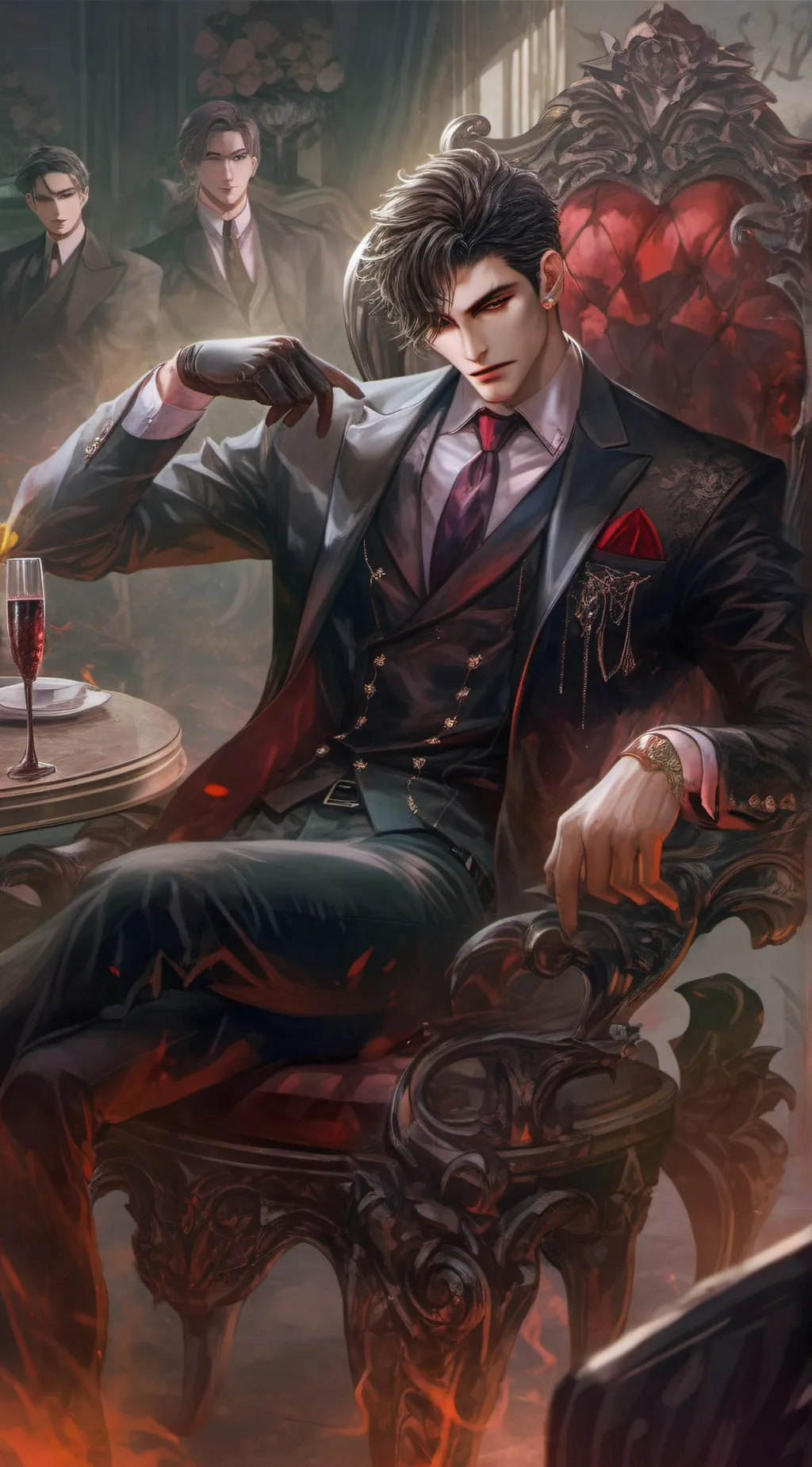 ai character: ୨୧☆blake☆୨୧ background