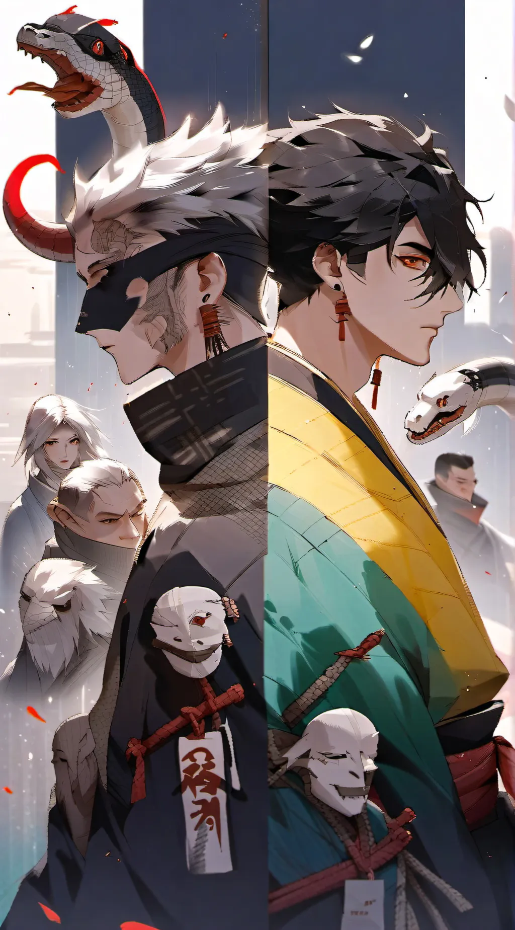 ai character: Dragons  background