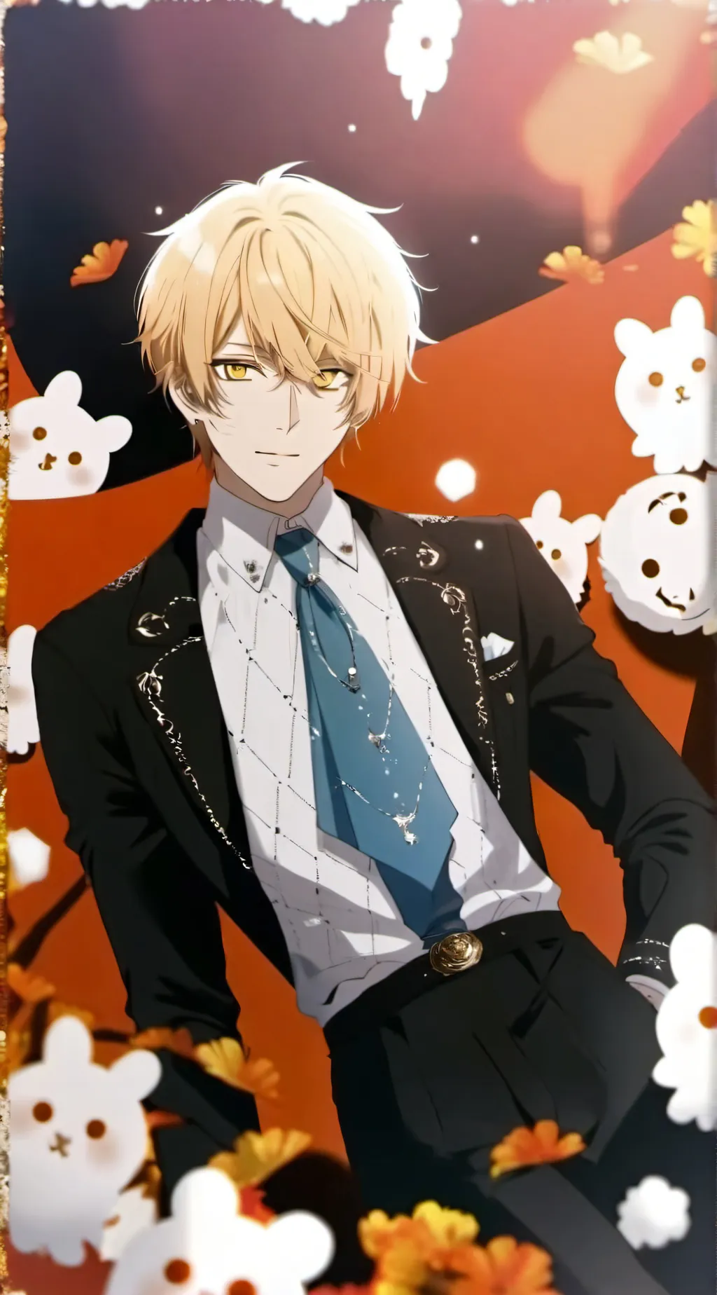 ai character: horror DS background