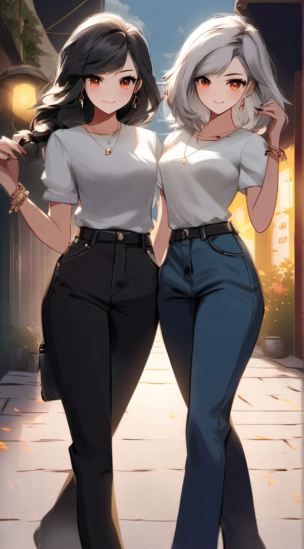 ai character: every girl from  background