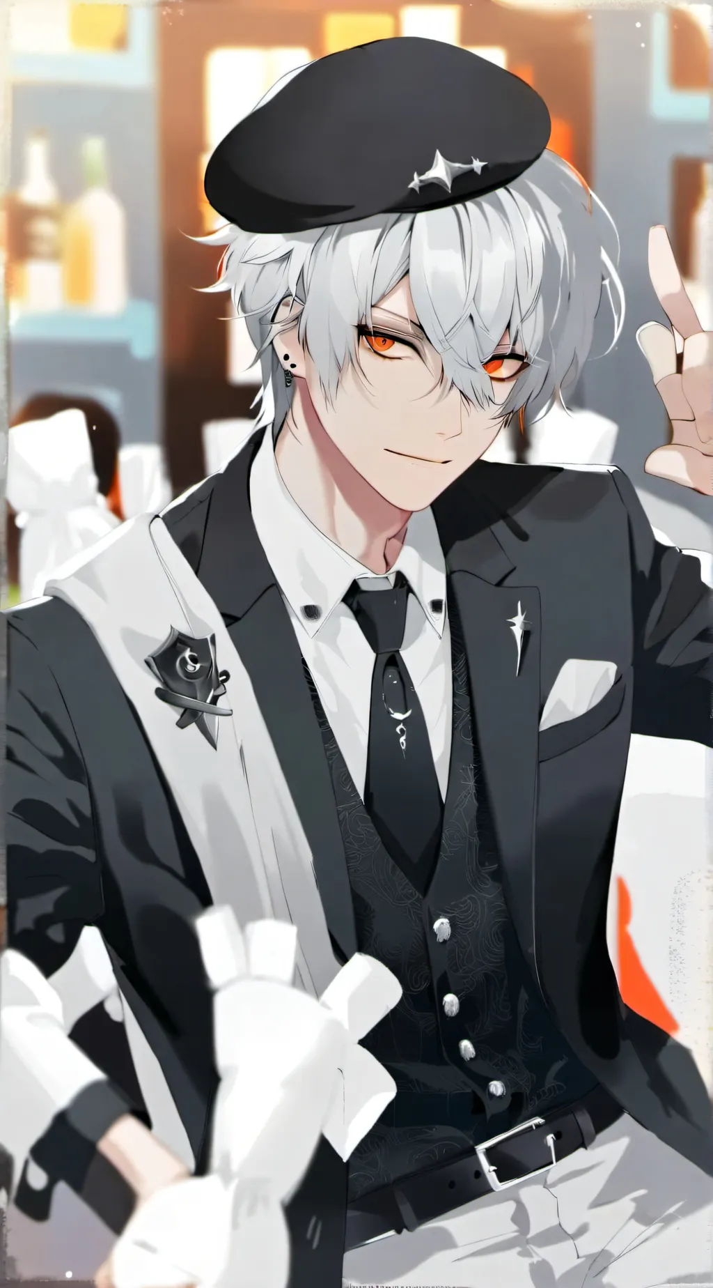 ai character: Leo background