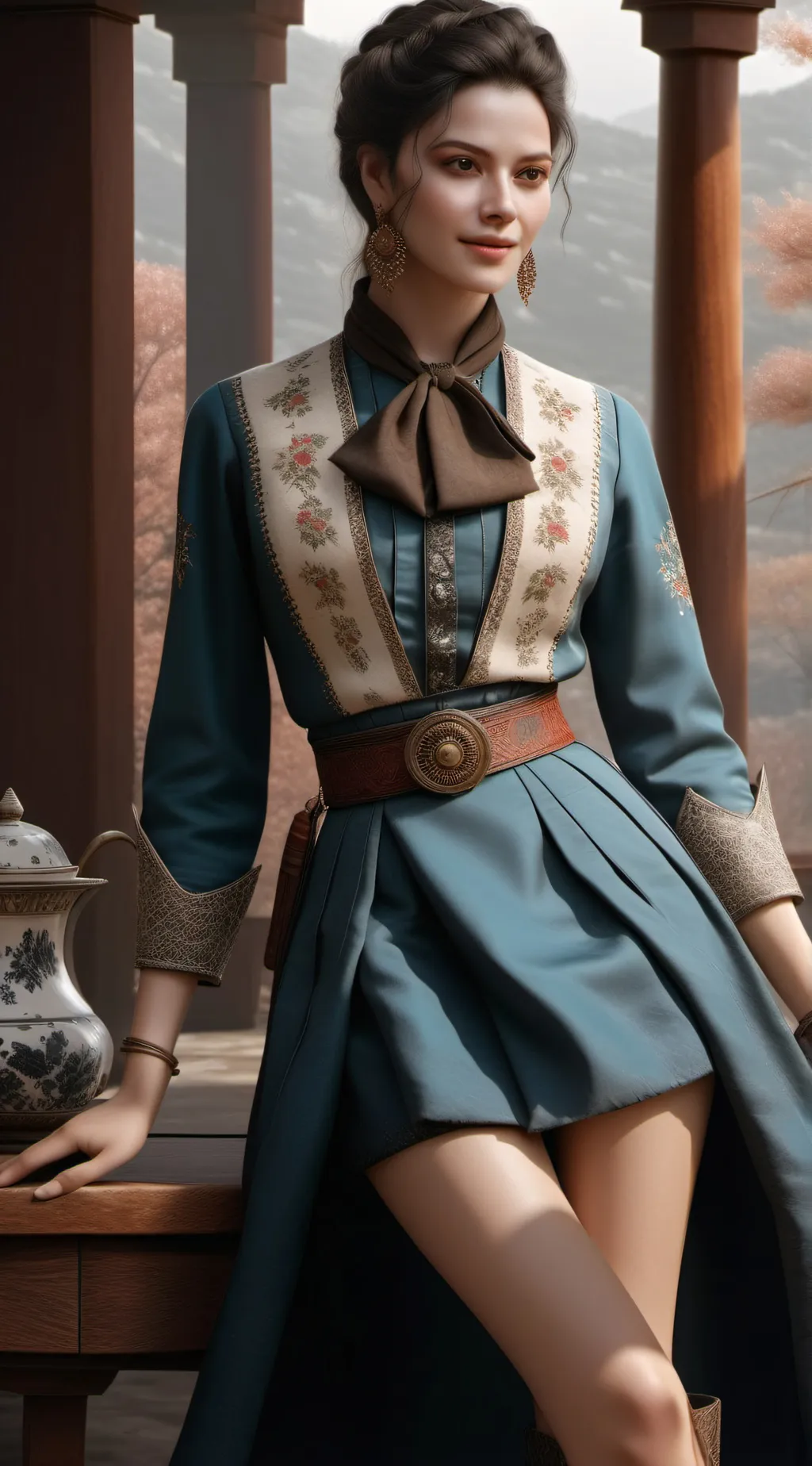 ai character: ella background