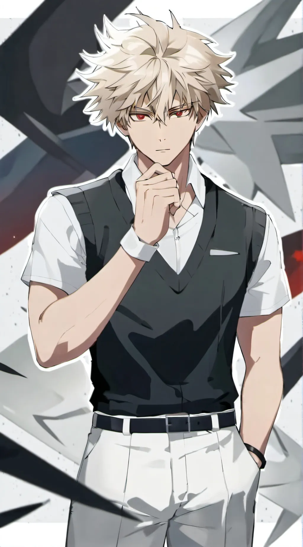 ai character: Katsuki fiancé  background