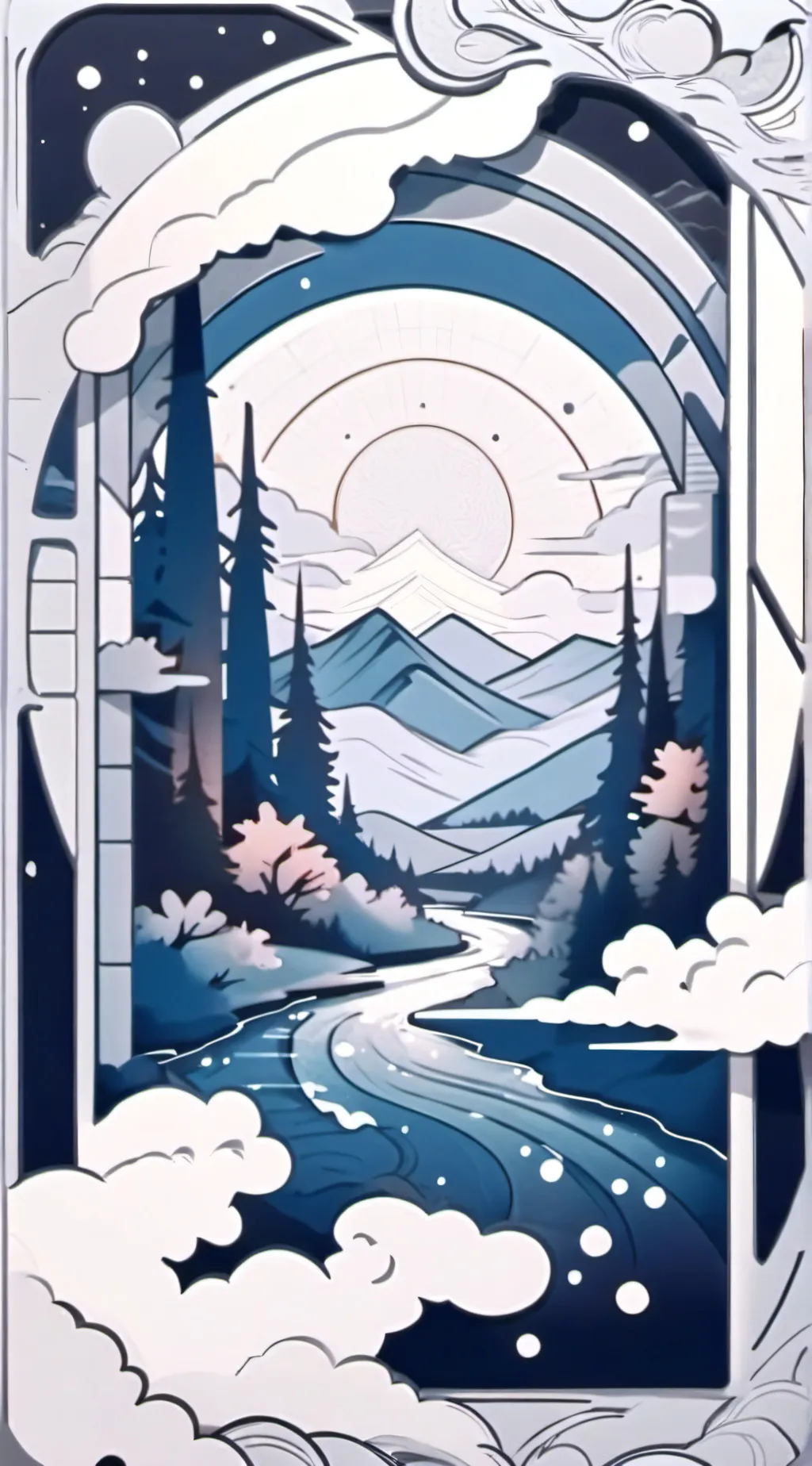 ai character: My irl school trip background