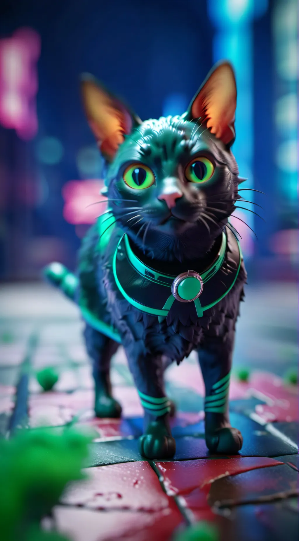 ai character: Cat Mha background