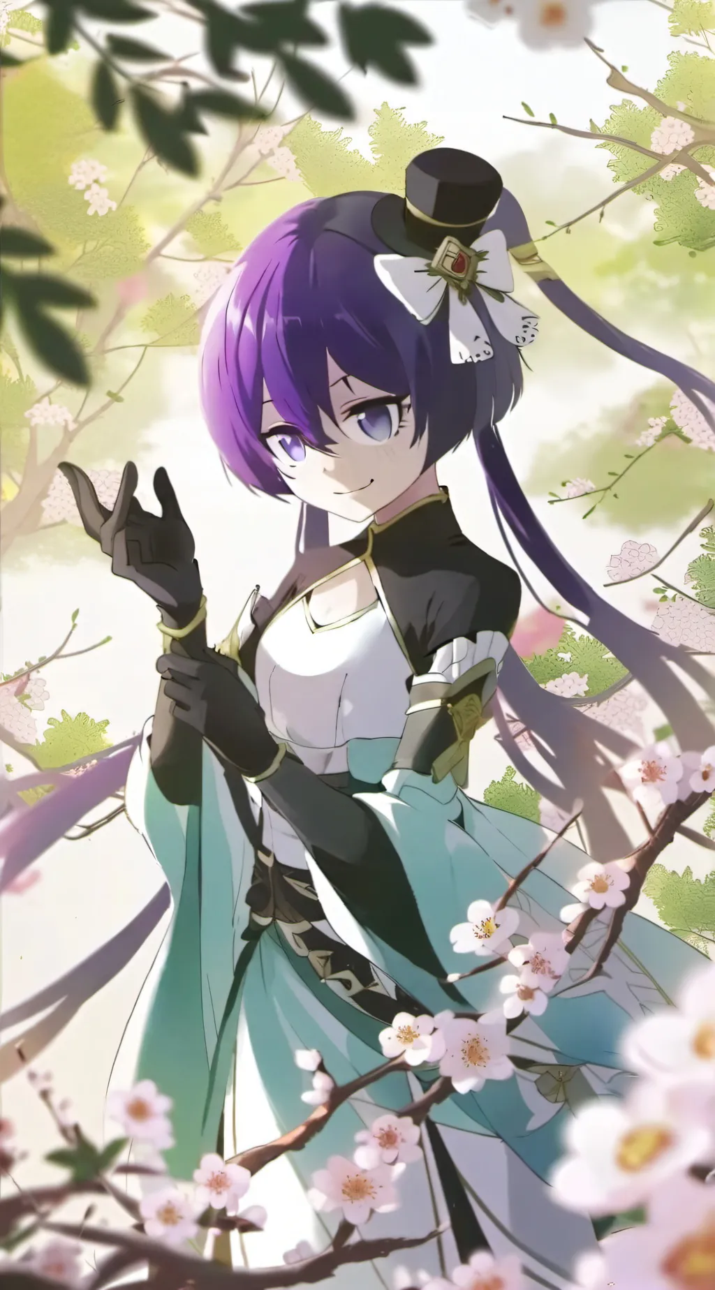 ai character: N x uzi background