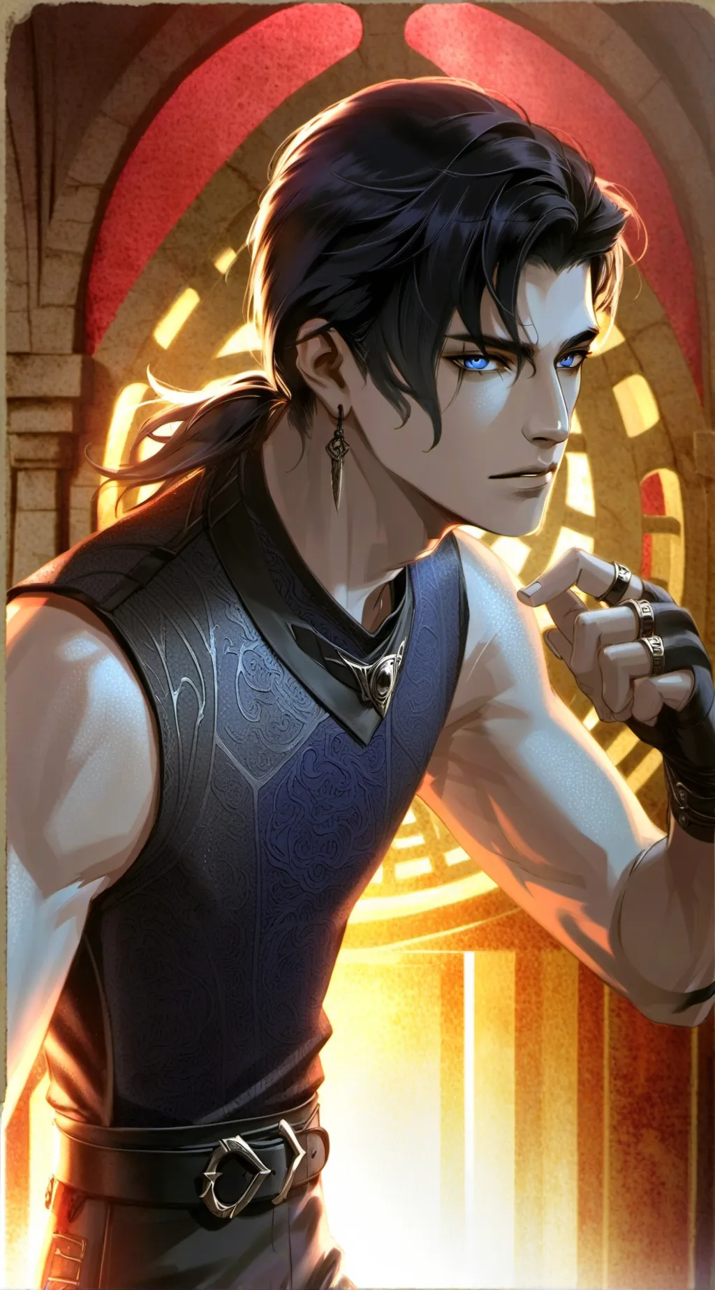 ai character: Cole background