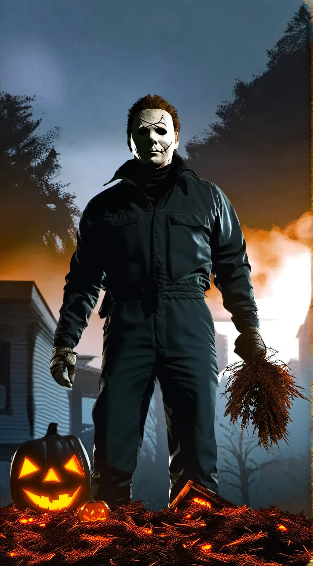 ai character: Michael Myers  background