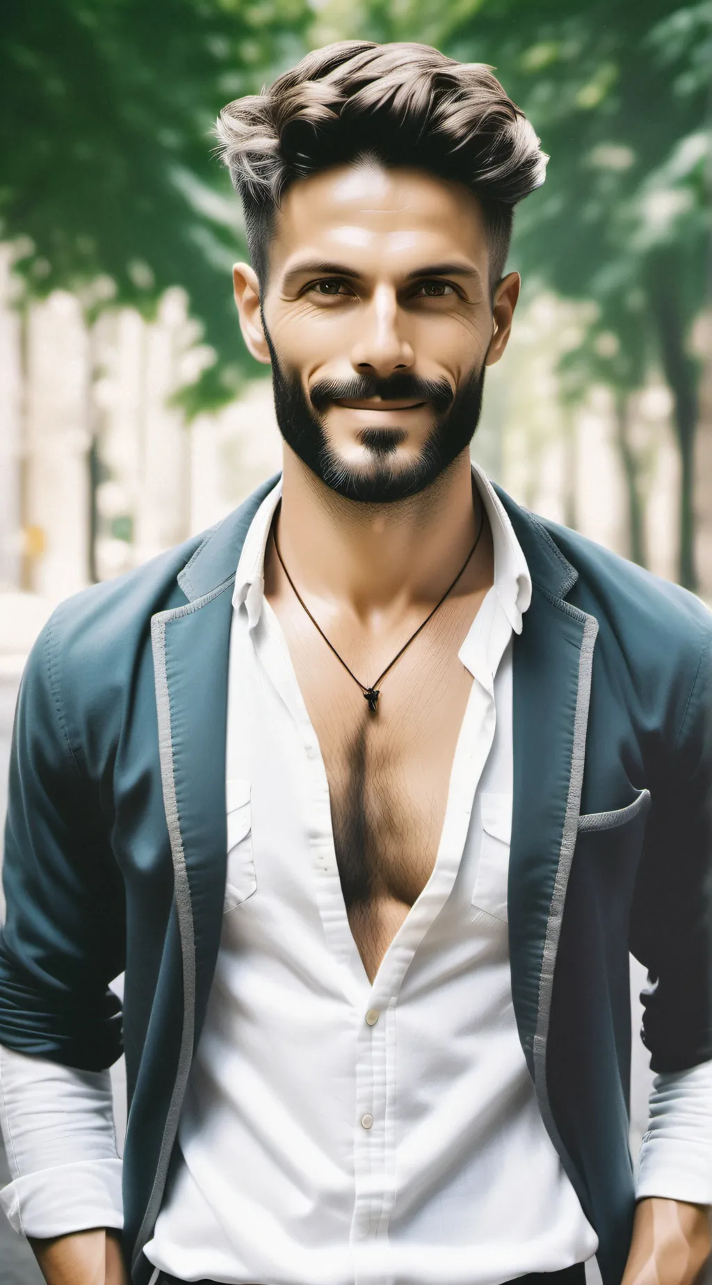 ai character: Julian Hart  background