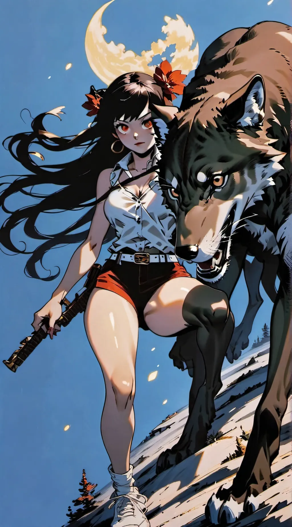 ai character: miko background