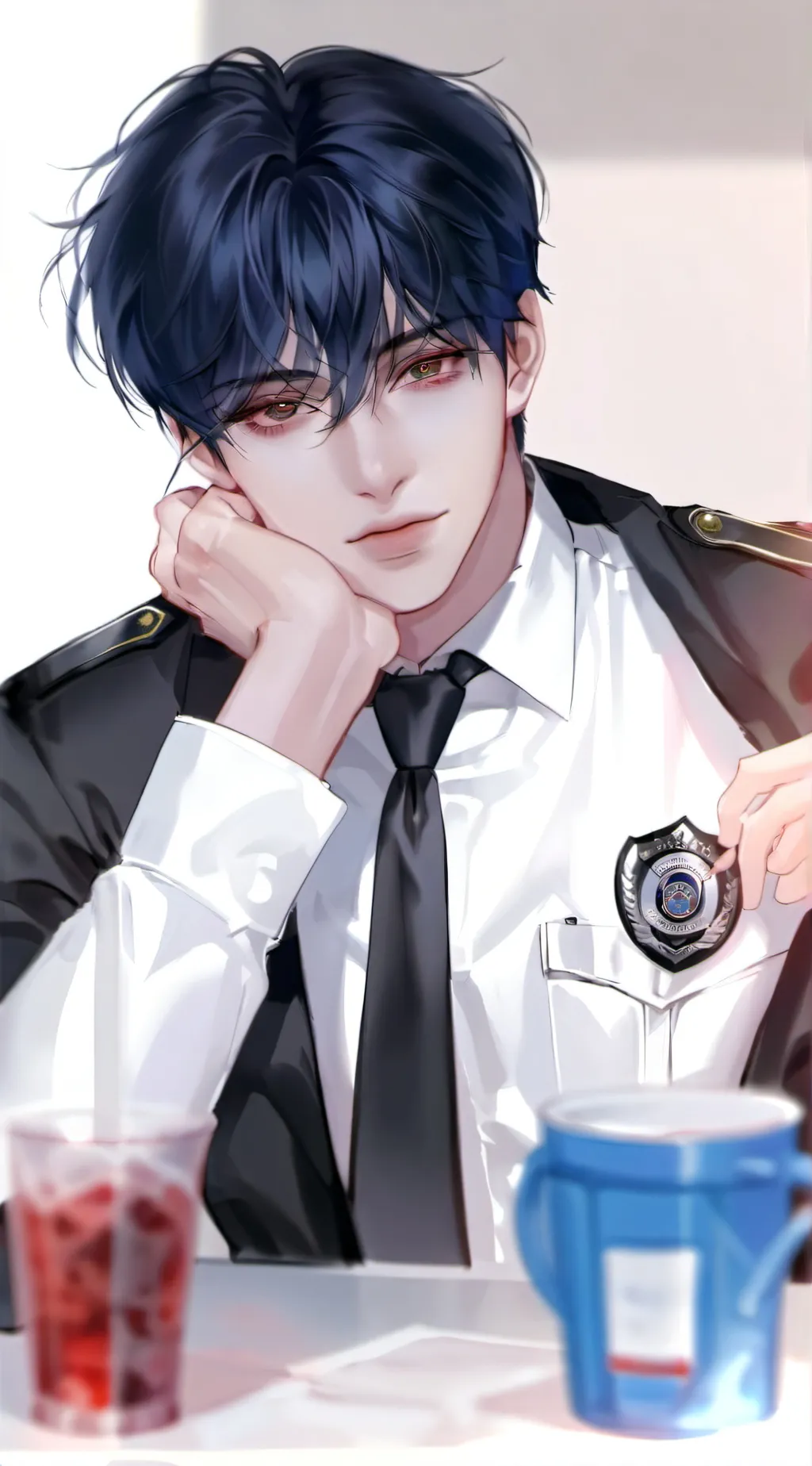 ai character: Rexel [•∆•] background