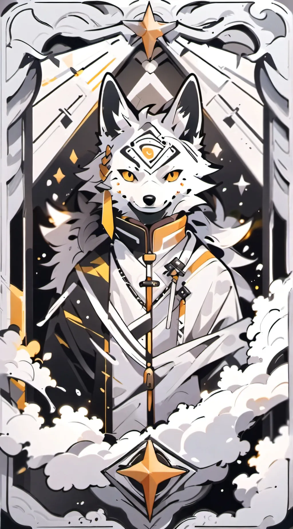 ai character: Furry piece shit background