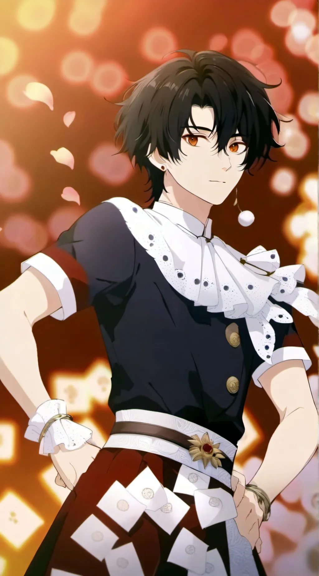 ai character: ash background