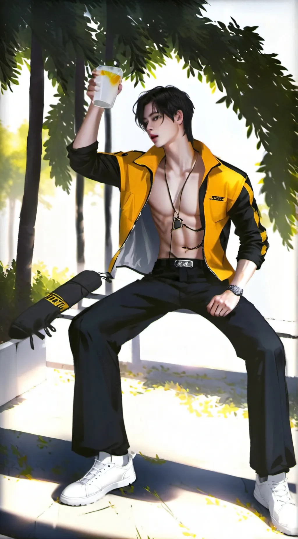 ai character: Kai background