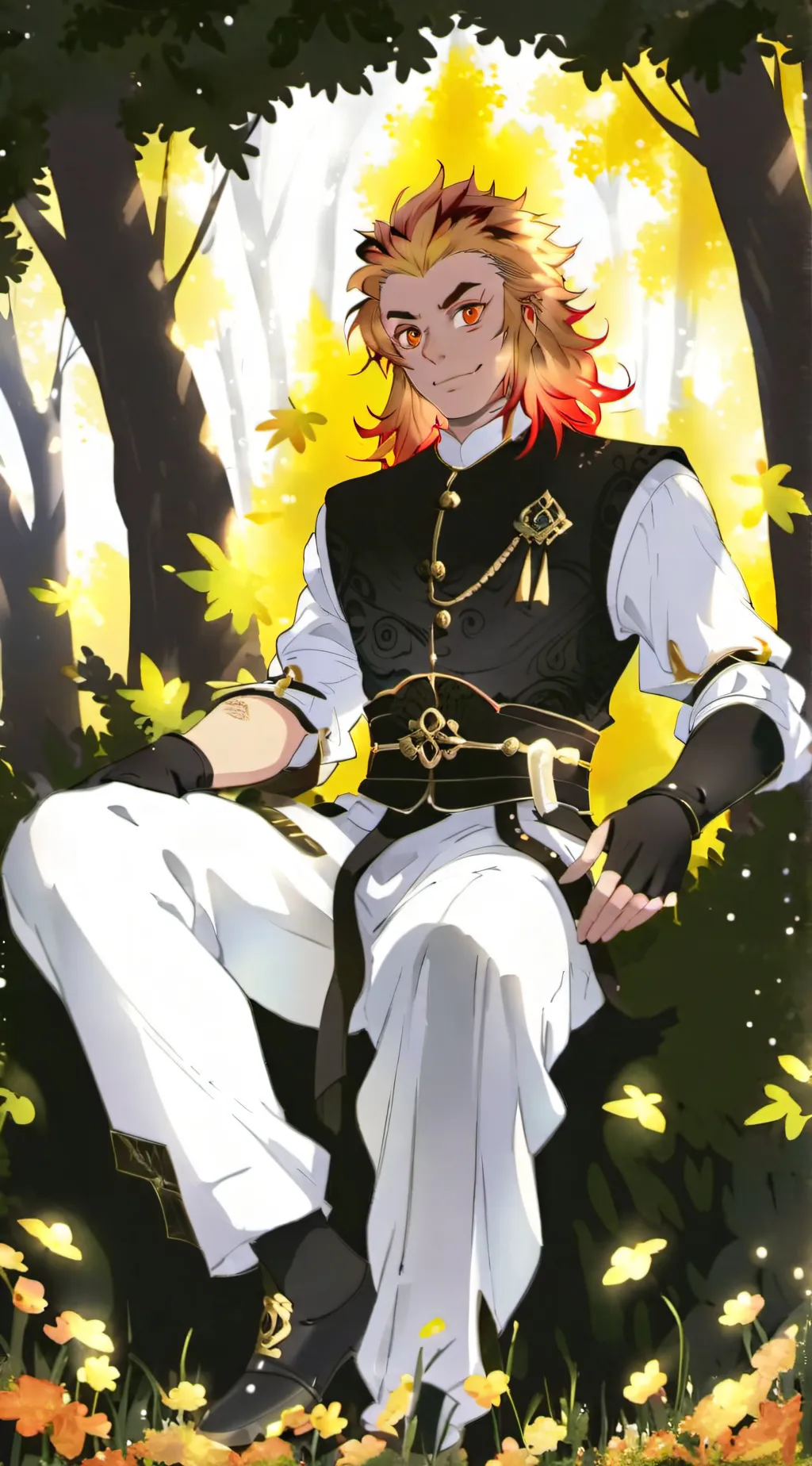 ai character: 🍁Sick rengoku🍁 background